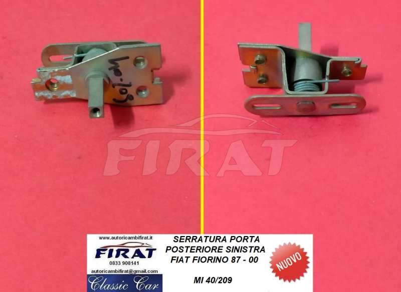 SERRATURA PORTA FIAT FIORINO POST.SX (40/209)